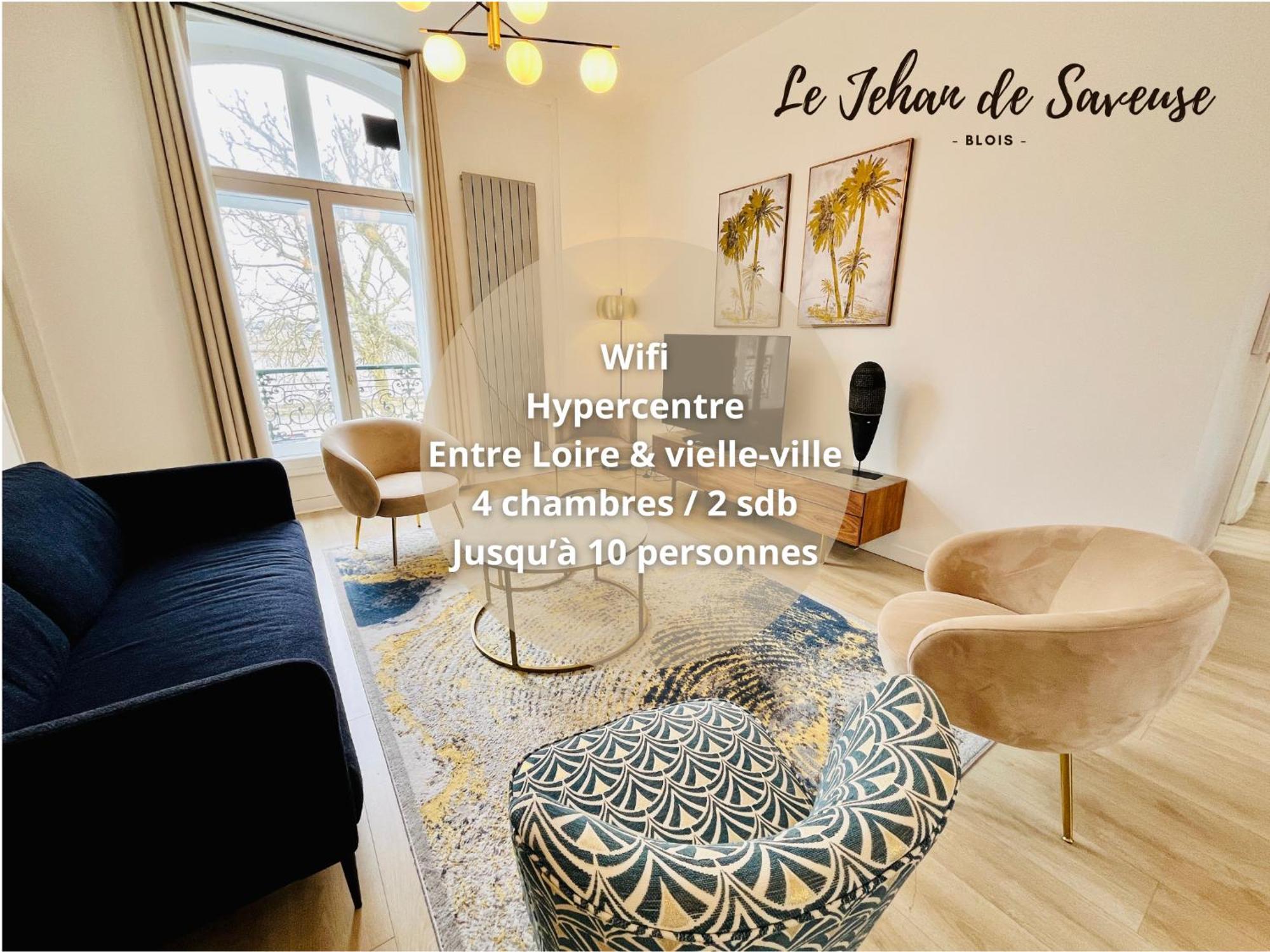 Hypercentre, Quai De Loire, Lumineux, Spacieux, Familial, Le Jehan De Saveuse 블루아 외부 사진
